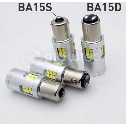 2pcs PY21W 30W Bau15s 1156 LED Bulbs 1157 7507 Lamp 30SMD 3030 Chips Canbus Car Lights Auto DRL 6000K Turn Signal White Yellow