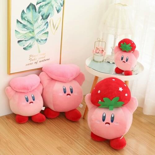 3 styles Classic game Kirbys doll kawaii anime peripheral stuffed toys characters plush toy Decor cushion gift for children