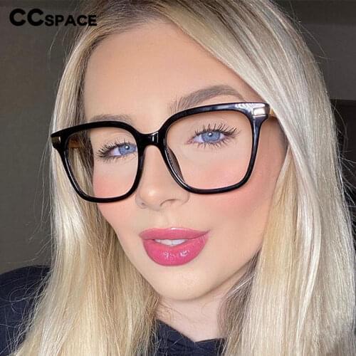 48124 Square Retro Plastic Titanium Glasses Frames Ultralight Men Women Optical Fashion Computer Glasses