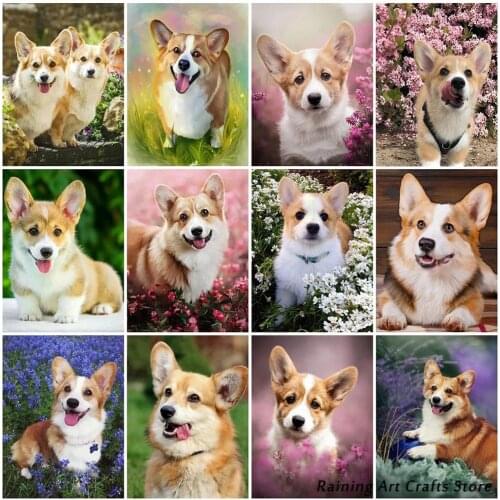 5D Diy Diamond Painting Dog Sale Full Round Square Drill Embroidery Animal Cross Stitch Kits Mosaic Pictures Home Decor Gifts
