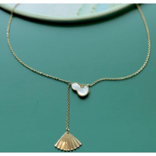 Anime WORD OF HONOR Shan He Ling Ancient Style Fan Theme Necklace Choker Chain Neck Pendant Accessories Gong Jun Zhang Zhe Han