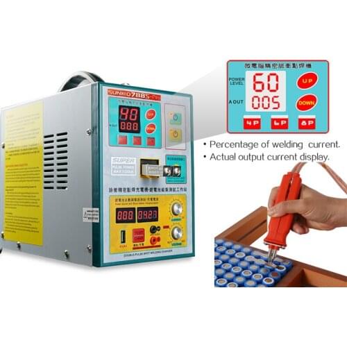 110V/220V SUNNKKO 788S PRO SPOT WELDER MACHINE 3.2KW BATTERY WELDING MACHINE WITH 70B SPOT WELDING PEN