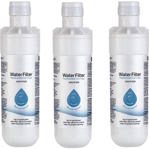 Household Water Purifier Activated Carbon Reverse Osmosis Refrigerator Ice & Water Filter Replacement For Lg Lt1000p 3 Pcs