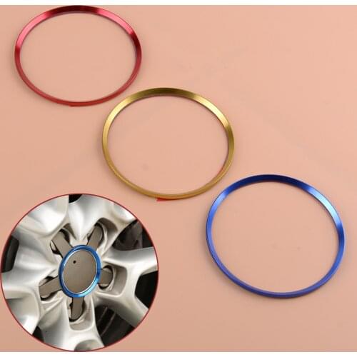CITALL Car Wheel Hub Caps Cover Sticker Emblem Trim Decorative Ring Fit For Audi A3 A6 A6L Q3 Q5 Styling Accessories