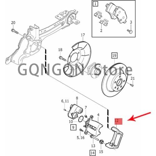 GQN Brake System Parts