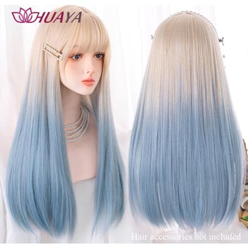 HUAYA Black Wigs