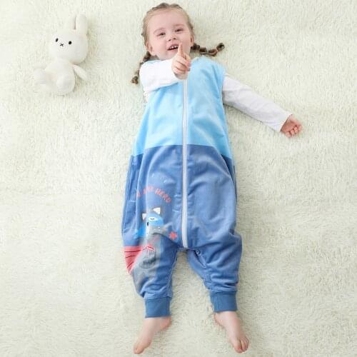 Baby Boy Girl Pijama Jumpsuit 2021 New Sleeping Bag Childrens Sleeveless One-piece Boys Girls Sleeping Bag Kids Pajamas Set