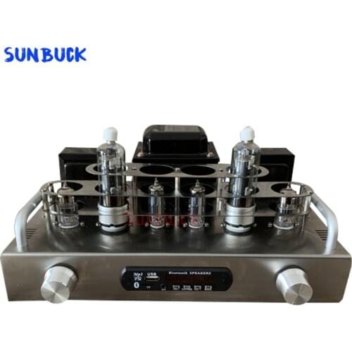 Sunbuck DIY kit luxury high-end 5.0 Bluetooth 5.5W 2.0 channel 6Z4 6H2N 6P13P Tube Amplifier