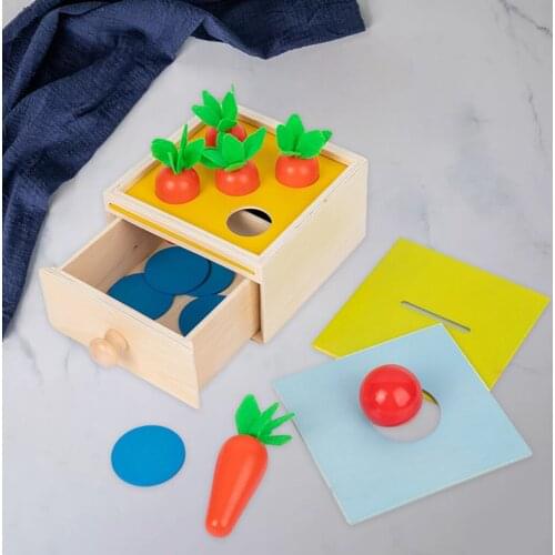 Object Permanence Box Montessori Family Educational Training Material