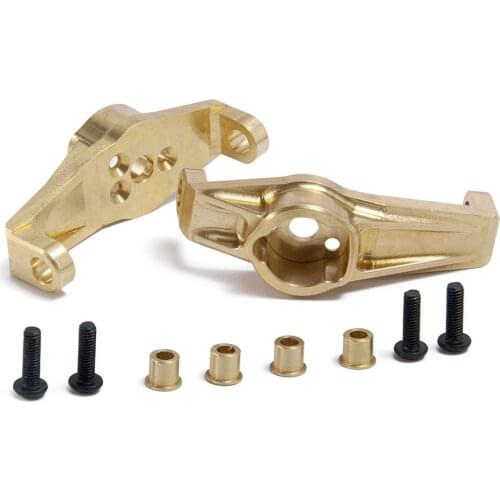 2PCS Brass Heavy Counterweight Front Caster Blocks Portal Drive for RC Crawler Traxxas TRX-4 TRX-6 8232 Upgrade Parts