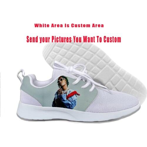 2019 Hot Cool Fashion Summer Handiness Casual Harajuku Shoes 3D Print For Man Woman Hip Hop Rap Music Rock Rapper Rich the Kid