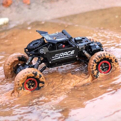 RC Cars 4WD Double Motors Drive 2.4G Electric Radio Remote Control Off-Road Climbing Bigfoot Car Kid Gift Toys for Boy