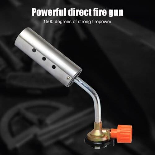 Metal Welding Gas Torch Adjustable Cassette Flamethrower Outdoor Camping BBQ Cooking Baking Heating Lighter Soldering Equipment