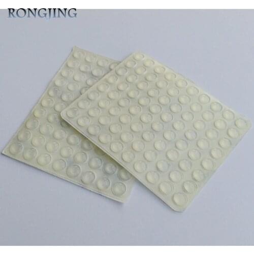 Kitchen Cabinet Door Pad Rubber Bumper Cushion Transparent Pads Collision Particles Skid Grain Silencer Pad Door Mats 8*2MM