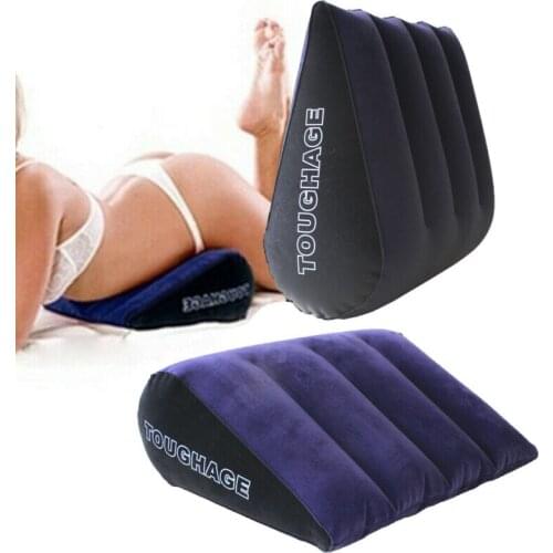 Newest Inflatable Climax Sex Magic Cushion Love Position Cushion Couple Furniture Couple Sex Triangle Charm Pillow