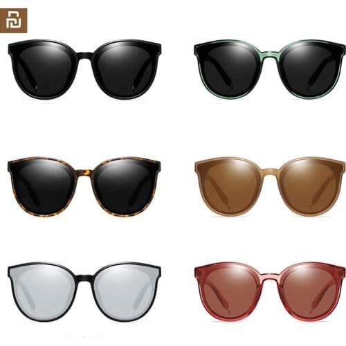 New Youpin Sunglasses Universal Vintage Sports Style Driving Sun Glasses Men Women Drivers Eyewear UV400 With glasses case