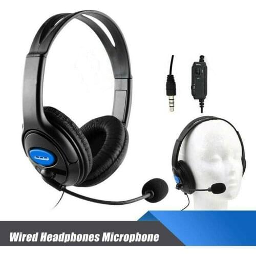 P4-890 Wired Gaming Headset Headphones With Mic For One Laptop