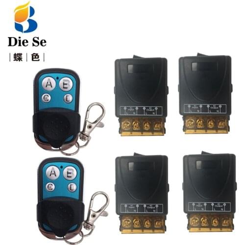 433 MHz rf Remote Control AC 220V 30A 1CH Relay Receiver for universal garage/door/Light/LED/Fanner/motor/Signal transmission