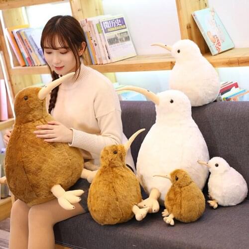 20/30/50cm Lifelike Kiwi Bird Plush Toy Cute Stuffed Animal Toy for Children Kids Doll Soft Cartoon Pillow Lovely Birthday Gift