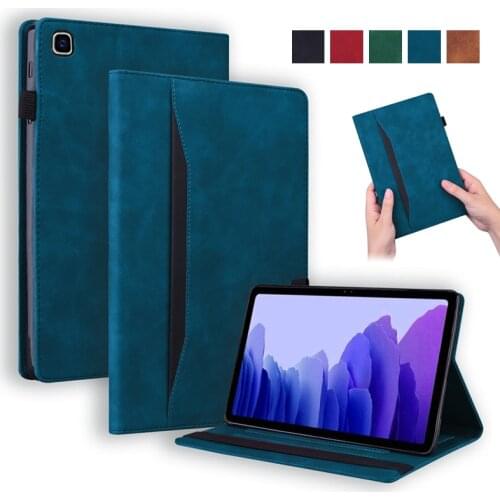Luxury Leather Flip Cover For Samsung Tab A7 Case Coque 2020 Wallet Stand Tablet Funda For Galaxy Tab A7 Case 10.4" SM-T500 T505