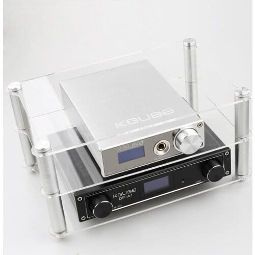 Hifi Rack AV rack 2-laye Rack HIFI College Exquisite acrylic frame HIFI amplifier amp decoder frame rack Transparent