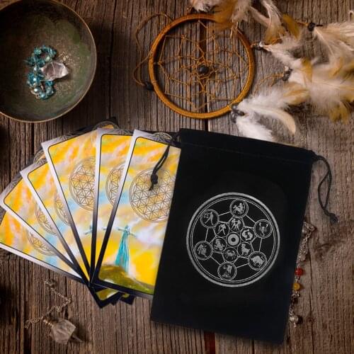 Storage Pouch Tarot Card Storage Bag Board Game Jewelry Drawstring Bag OrganizerToy Mini Package