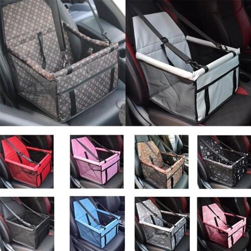 Travel Dog Car Seat Cover Folding Hammock Pet Carriers Bag Carrying For Cats Dogs transportin perro autostoel hond