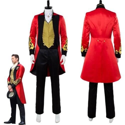 The Greatest Showman P.T. Barnum Cosplay Costume Uniform Adult Men Halloween Carnival Cosplay Costumes Version Two Custom Made