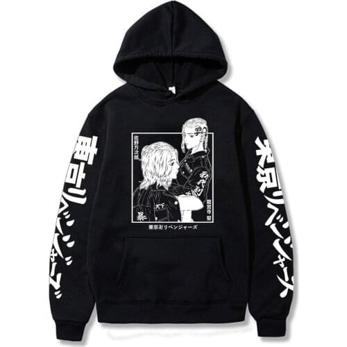 Anime Tokyo Revengers Hoodie Manjiro Sano Mikey Ryuguji Ken Draken Sweatshirts Cozy Tops Sweatsuit Sudadera Felpa Moletom
