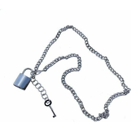 Baroque Vintage Multilayer Pendant Locks&key Necklace For Women/Men New Gold Choker Necklace Trendy Jewelry Jewelry Party Gifts