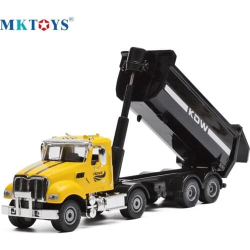 1:50 Alloy Diecast Hardcover Dumper Truck Engineering Construction Vehicle Model Metal Hobby Toys Children Gifts