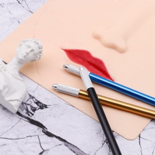 Microblading Manual Pen 1 pcs Professional Semi Permanent Makeup Tattoo Eyebrow stainless steel for eyebrow eyeliner lip