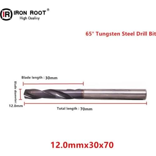 1P 65°12mm/13.5mm CNC Metal lathe Cutting Tool Twist Drill Solid Turning Coated Drill Bit Carbide Dril