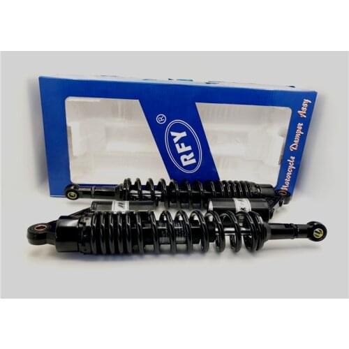 2pieces Universal 8mm Spring 390mm Motorcycle rear shock absorber for Honda Yamaha suzuki kawasaki atv black