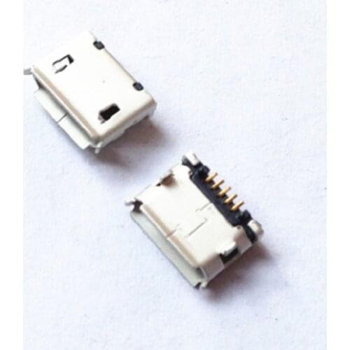 1000pcs/lot 5pin micro mini usb connector charing port socket jack v8 port plug dock for cell phone mobile/smart phone