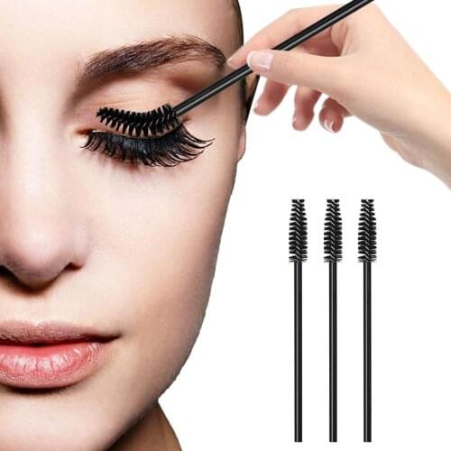 500/1000pcs Disposable Eye lashes Brush Makeup Set Mascara Wands Applicator Eyelash Comb Lash Black Make Up Brush Tools
