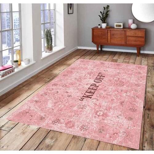 KEEP OFF 7 Classic Patterned Carpet , Fan Carpet Non Slip Floor Carpet,Teens Carpet,Area Rug