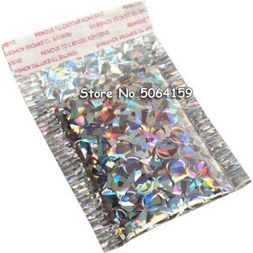 Free shipping 50pcs Small Packaging Shipping Bubble Mailers gold paper Padded Envelopes Gift Bag Bubble Mailing Envelope Bag