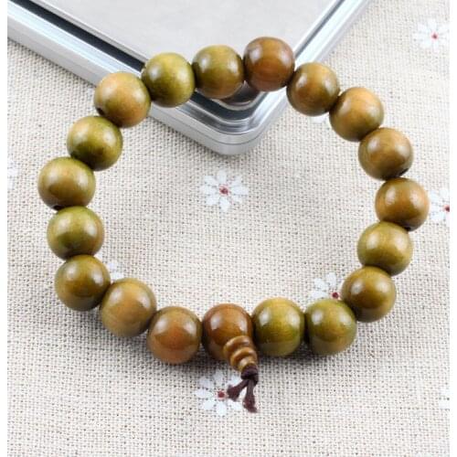 Fashion Natural Verawood Bracelets for Women Green Sandalwood 12MM Beads Women Bracelets&Bangle Gift Accessories Wholesale