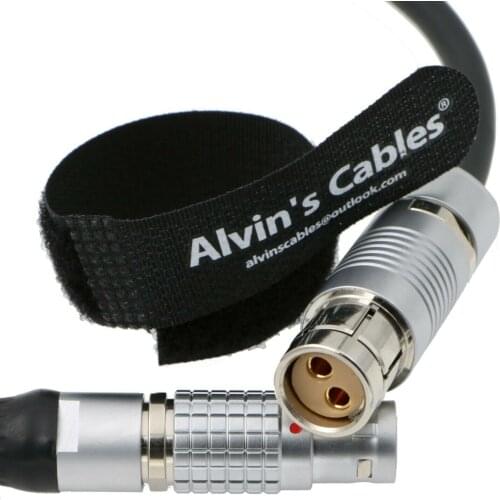 Alvins Cables Stabilzation Tiffen Ultra 2c Steadicam M1 Cable 3 Pin CAM PWR to 2 Pin Alexa 24v