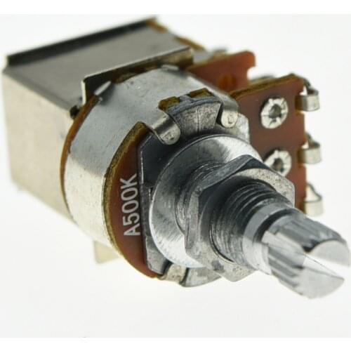 KAISH 500K Guitar Push Pull Audio POTS Split Shaft Potentiometers A500K