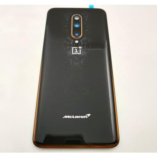 For OnePlus 7T Pro Battery Cover Rear Glass Door Housing Replacement McLaren Battery Cover Back Glass Case With Camera Lens