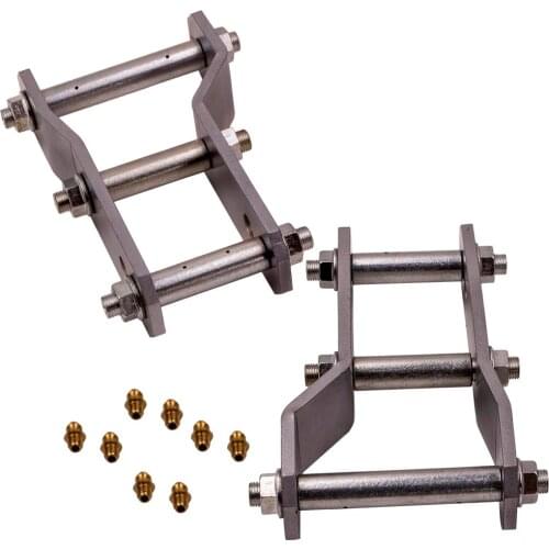 2" inch 45-48mm Rear Extended Greasable Shackles For Ford Ranger BT50 2012-on