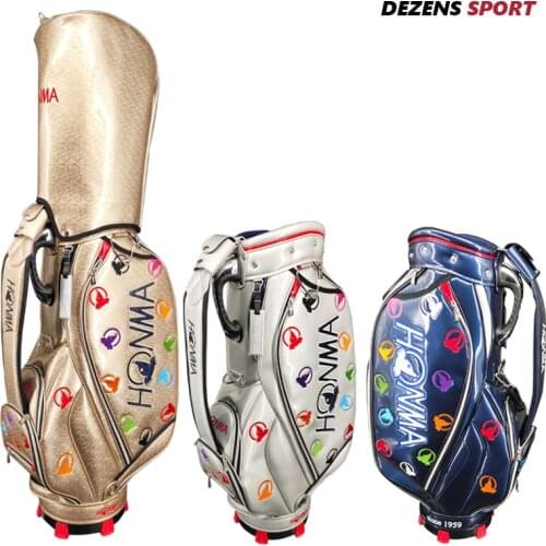 New Women HONMA Golf Bag High Quality PU Golf Standard Bag in Choice 9.5 Inch Clubs Golf Cart Bag Free Shipping