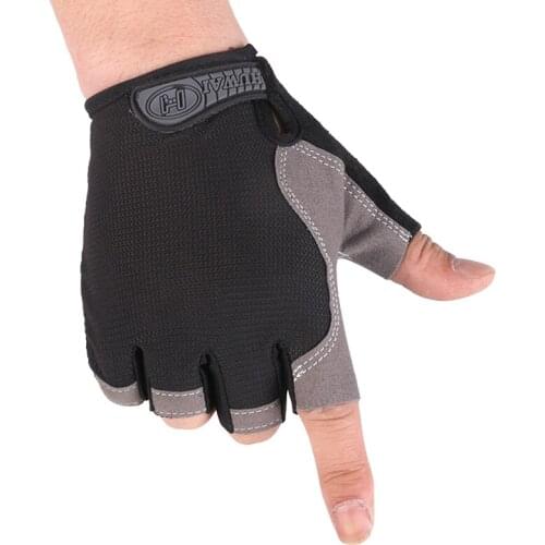 Half-finger Cycling Fitness Gloves Non-slip Dumbbells Outdoor Sports Climbing Tactics Sunscreen Mesh Gloves