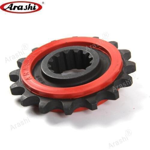 Arashi 16T Rubber Cushioned Motorcycle Front Sprocket For HONDA CBF600 N / NA PC43 2008 2009 2010 2011 CBF600N Chain Sprockets