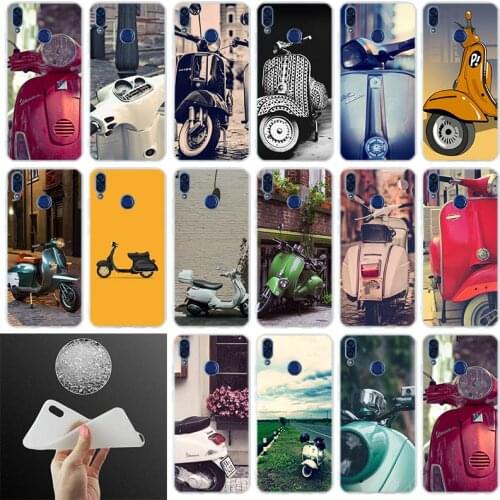 Soft Silicone Cover Phone Case Vespa Scooter For Huawei Honor 30 20 10 9 Lite 9a 8a 7a pro 8x 10i 30s