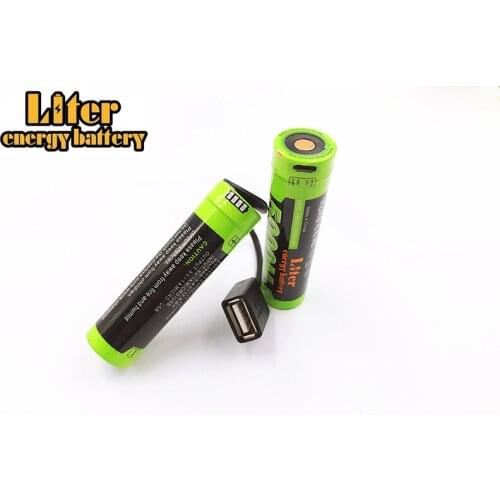 3PCS Mobile charging battery Power bank 4 LED Indicator USB 5000M 18650 3.7V 3500mAh Intelligence Li-ion Rechargeable Battery
