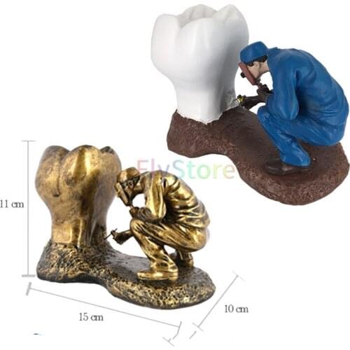 1Pcs Dental Artware Teeth Handicraft Desktop Showcase Gift For Dental Clinic Decoration