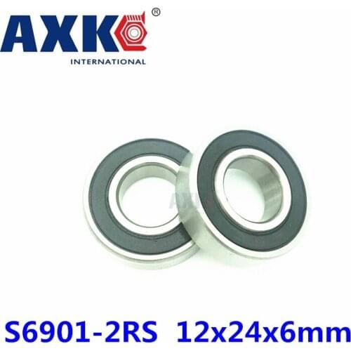 2021 Thrust Bearing Free Shipping S6901-2rs 440c Hybrid Ceramic Deep Groove Ball Bearing 12x24x6mm 6901 61901 S69012rs S6901rs
